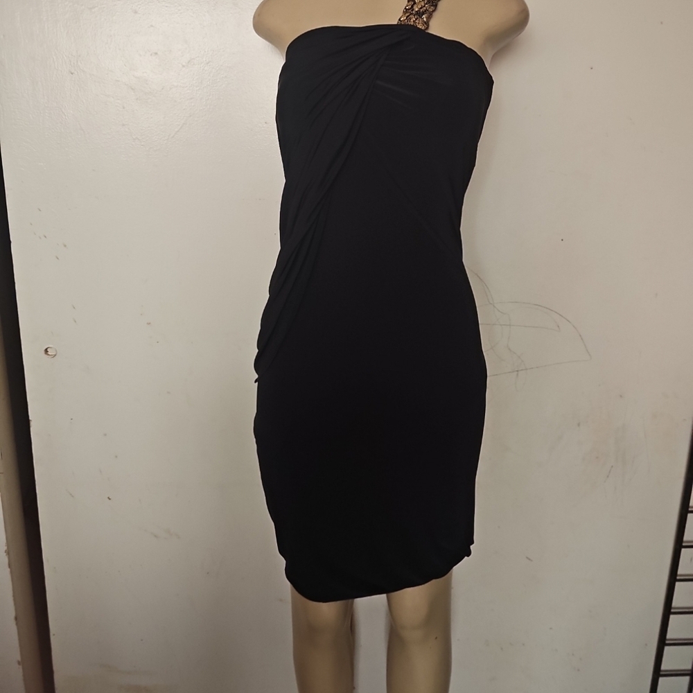 Elegant Black Strapless Dress
